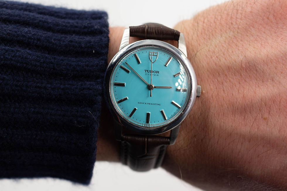 Tudor Oyster Shock Resisting Exhibition Caseback 34mm