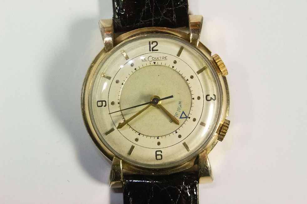 Jaeger-LeCoultre Memovox 32mm 10K Gold Filled Manual Wind Vintage Wristwatch