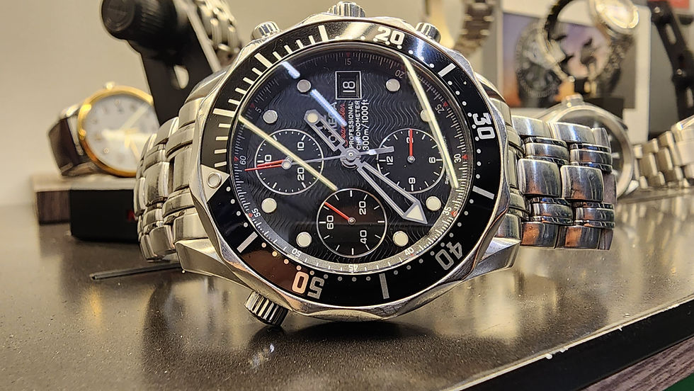 Thumbnail: Omega Seamaster Watch Diver 300m Automatic 42mm Chronograph