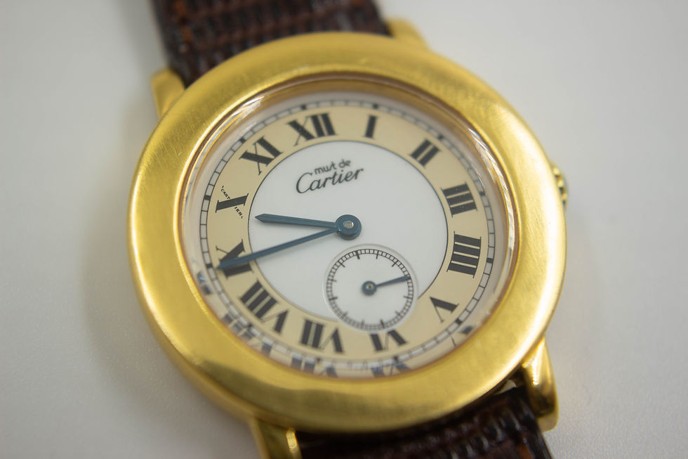 Thumbnail: Cartier Must de Ronde Roman Numerals Sub Seconds