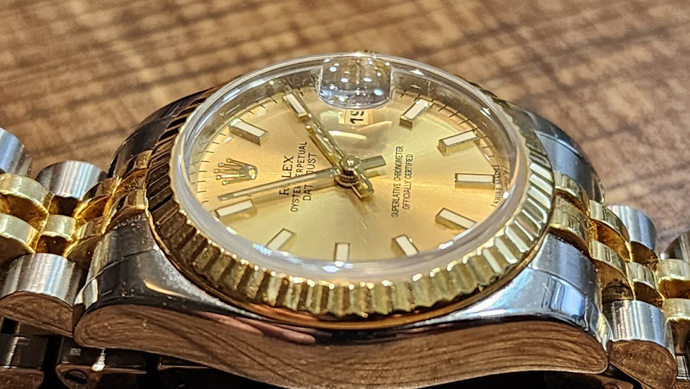 Rolex Datejust Watch 179173 Ladies 26mm Steel Gold Automatic