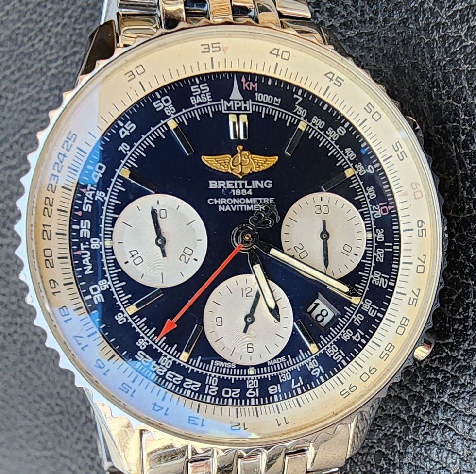 Breitling Navitimer Watch AB0120 Blue Dial Automatic 43mm Steel