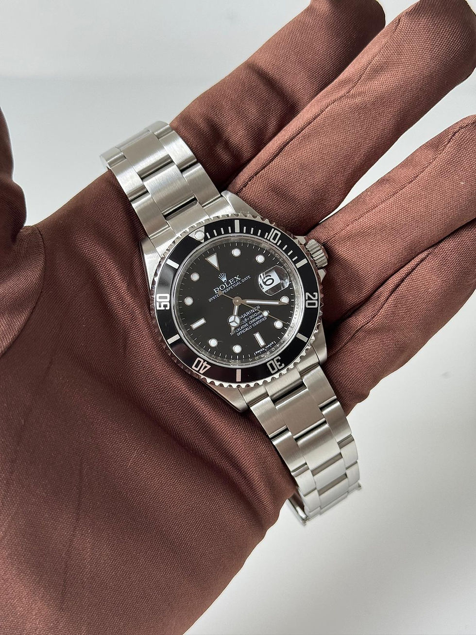 Thumbnail: 16610LN Rolex Submariner Watch M Serial 07/08 Black Dial Steel Automatic 40mm