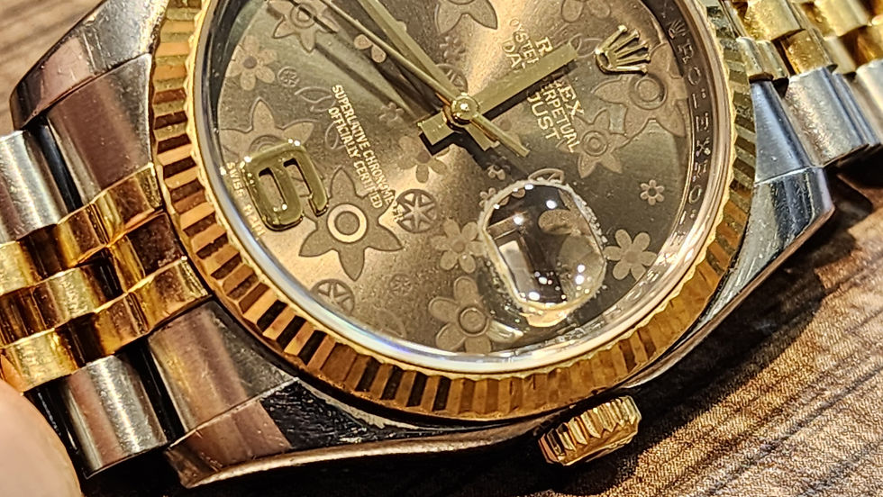 2009 Rolex Datejust 36 Watch Ref. 116233 Steel Gold Automatic