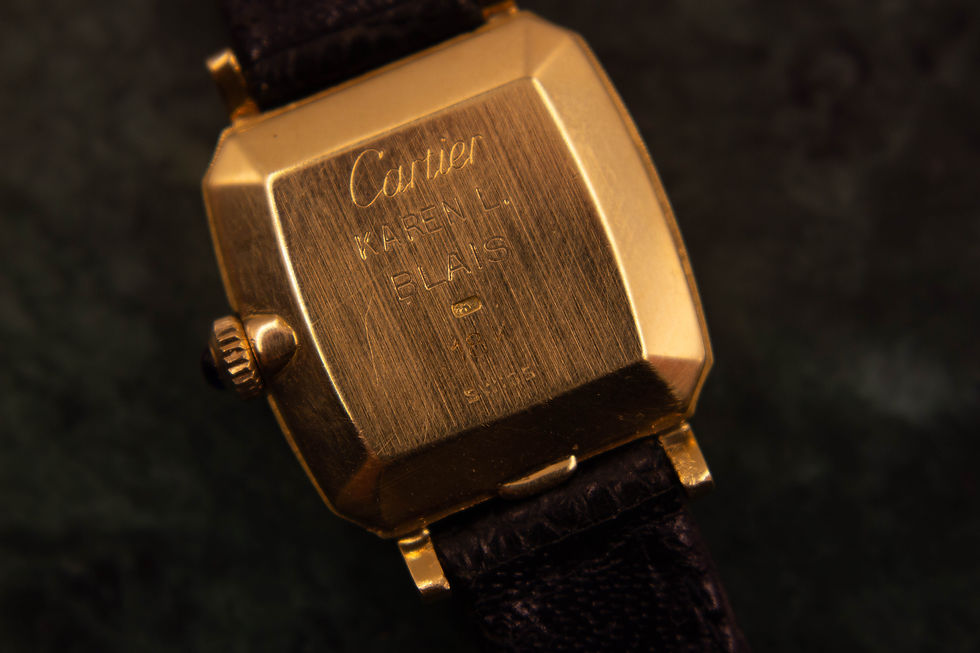 Thumbnail: Cartier Ford Motor Company 75th Anniversary Watch 18K Gold with Diamonds