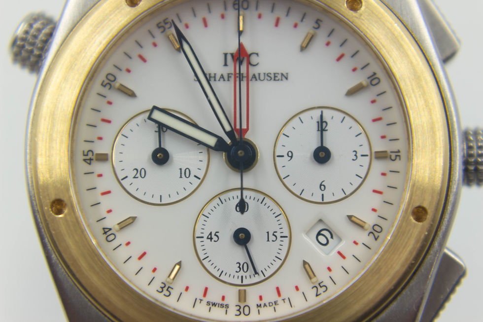 Thumbnail: IWC Ingenieur Chronograph Alarm Vintage Wristwatch Full Set