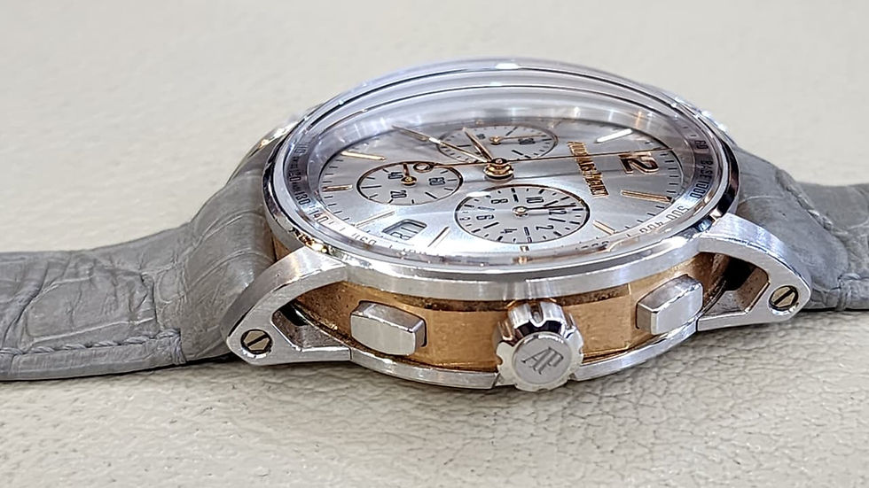 Thumbnail: Audemars Piguet Code 11.59 Watch 41mm White & Rose Gold Automatic