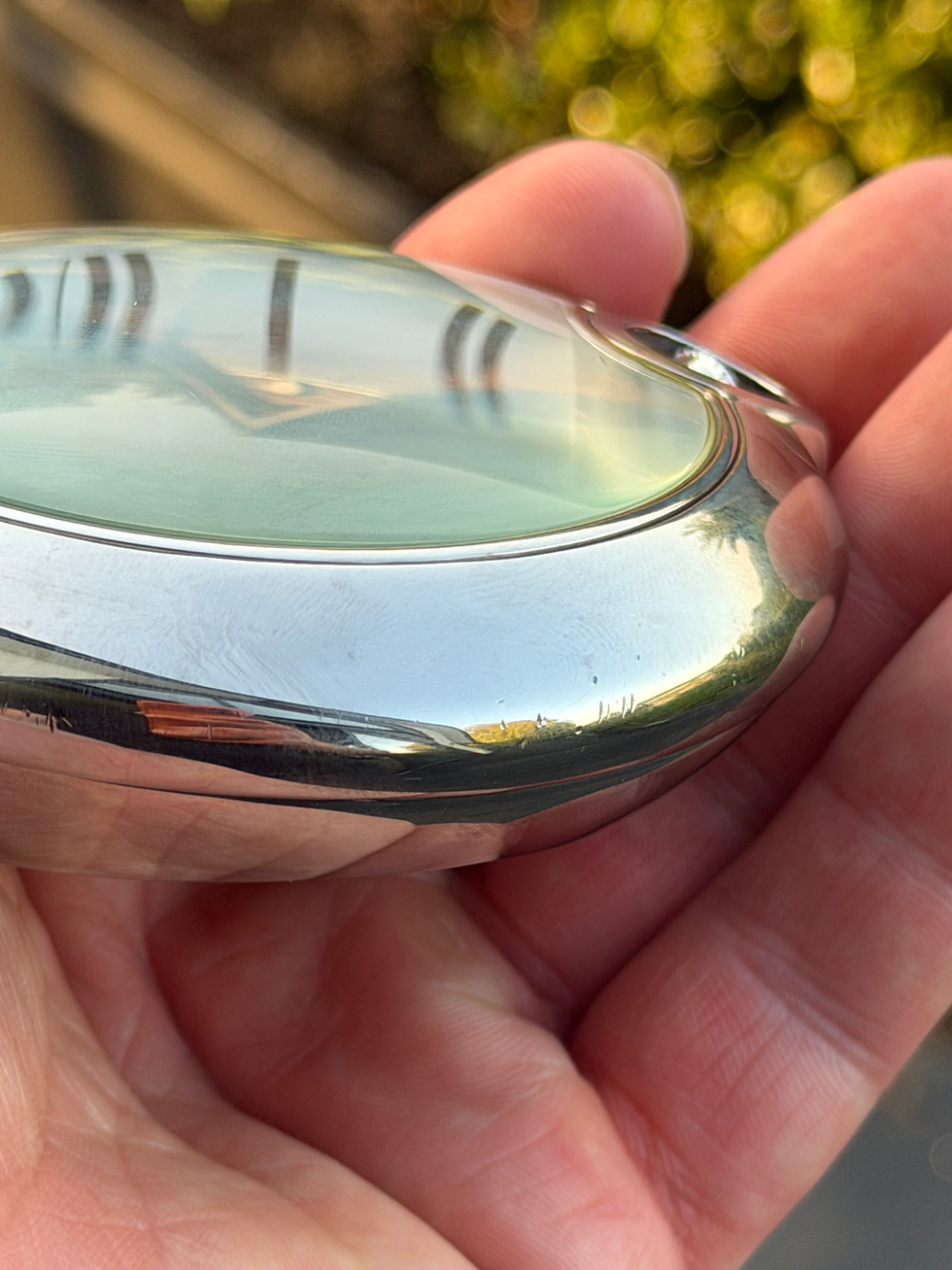 Thumbnail: 3043 Cartier Ballon Bleu Jumbo Desk Clock Quartz Steel