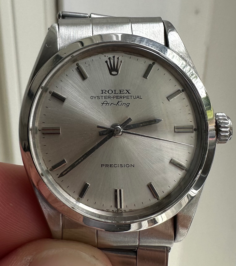 Rolex Air King Watch Oyster Perpetual 5500 / 1002 Automatic 34mm Steel Vintage