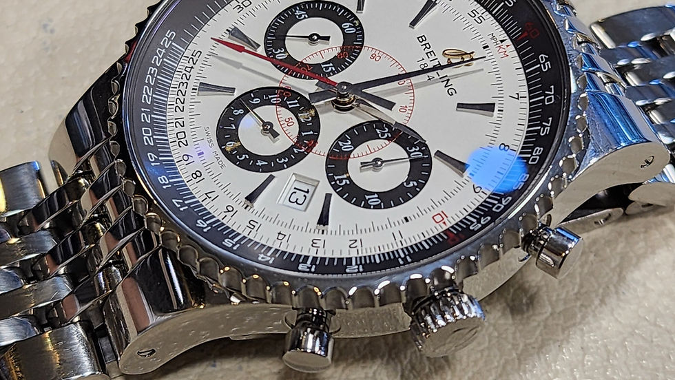Thumbnail: Breitling Montbrillant A23351 Automatic 47mm Stainless Steel Wristwatch