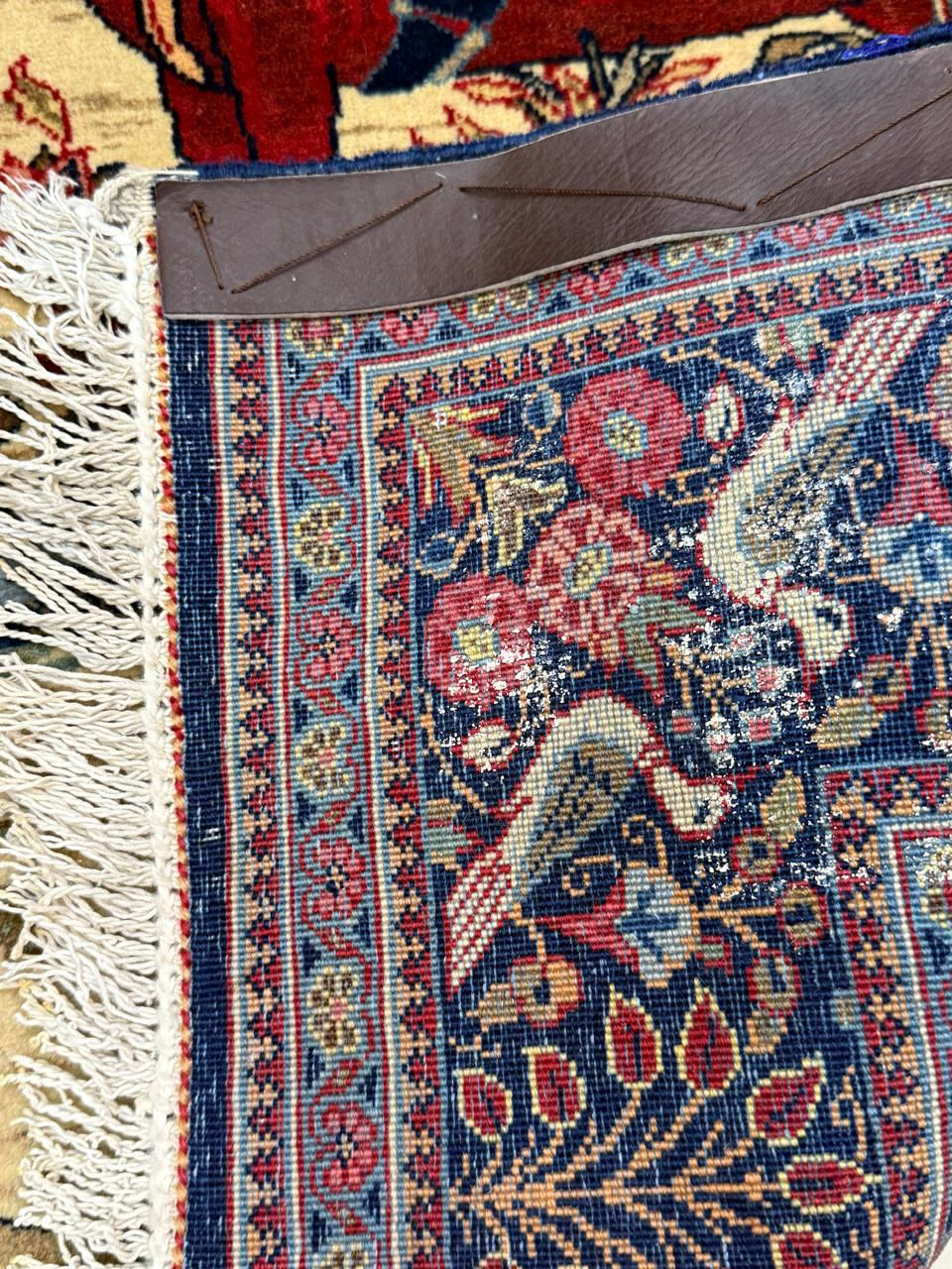 Thumbnail: Fine Vintage Rug Dabir Al Sanayeh Hand Knotted 160x105cm
