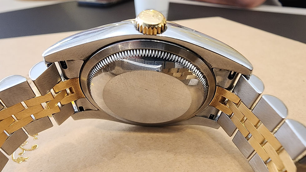 Thumbnail: Rolex Datejust 36 Watch Ref. 116233 Steel Gold Automatic Factory Diamond
