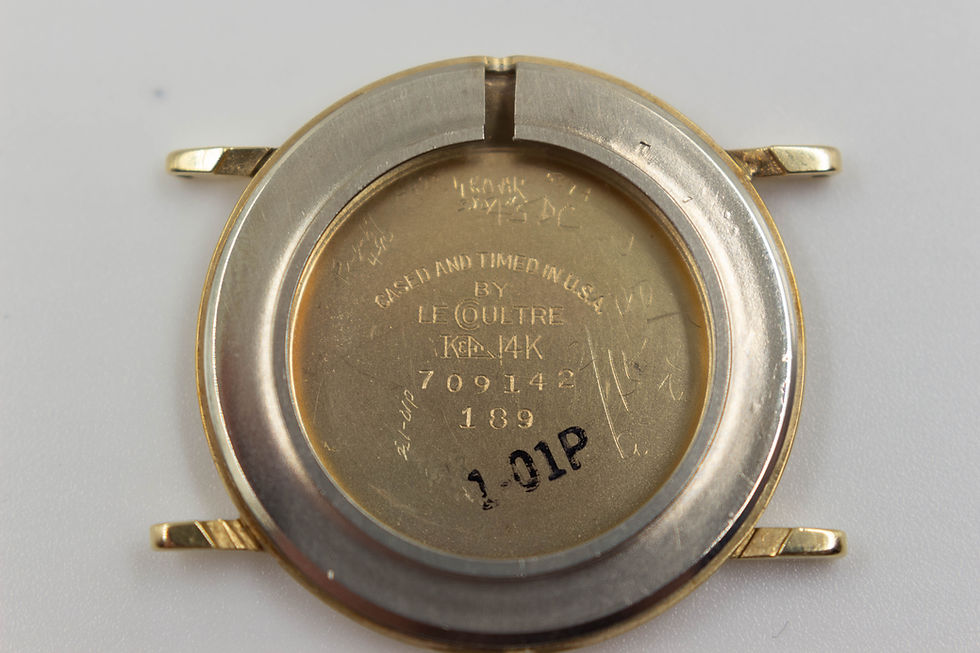 Thumbnail: Jaeger-LeCoultre 14k Gold Florentine Bezel Cal. K818 Manual Wind 33mm