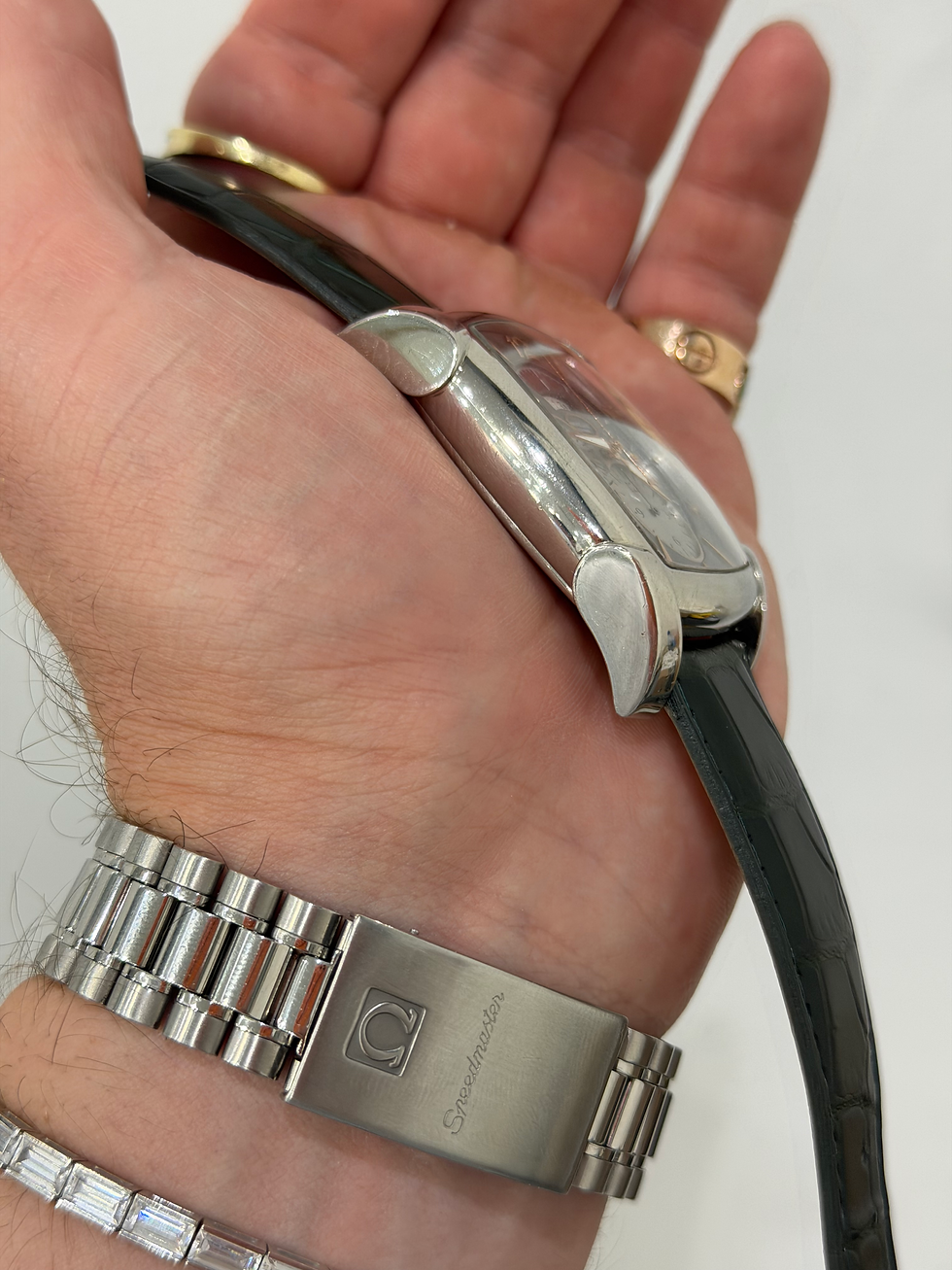 Thumbnail: Parmigiani Fleurier Kalpa Watch 44mm Palladium Chronograph Rose Gold Grey Dial