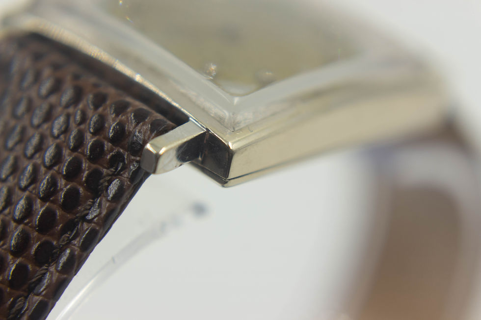 Thumbnail: Jaeger-LeCoultre K480 Manual Wind 14K White Gold with Diamonds 26x26mm