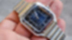 4072 Cartier Santos Watch Large 39.8mm Blue Dial Steel Automatic