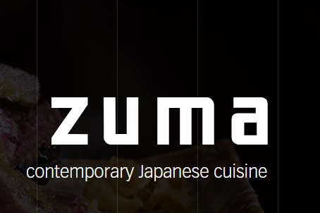 Zuma Restaurant Menü Fiyatları