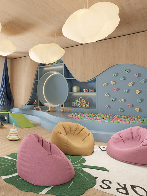 INTI kidsroom arquitetura 3D realistic architectural visualization render mercado imobiliário