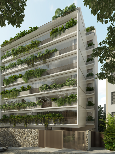 INTI mercado imobiliário arquitetura prédio 3D visualization building architecture real estate