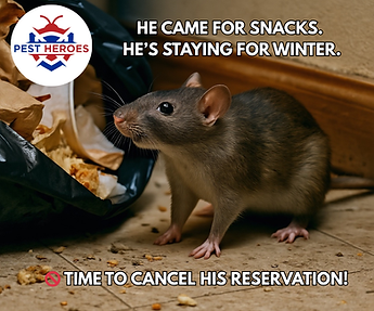 Large rat near a residential foundation in Chesapeake, highlighting the importance of expert rodent removal and prevention