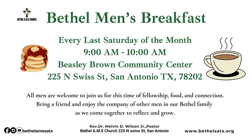 Bethel Men's Breakfast