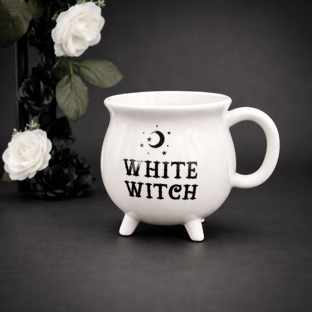 White Witch Cauldron Mug