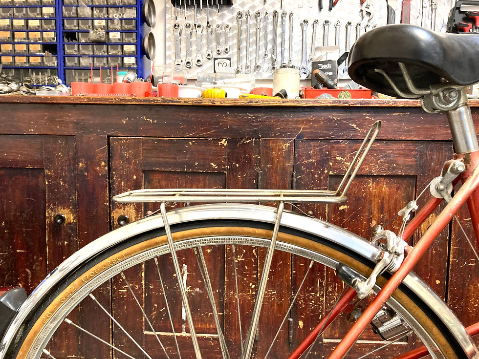 Thumbnail: Gitane mixte size 53 (verkocht)