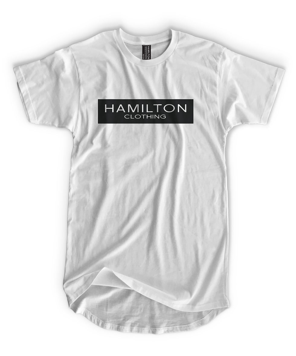 Thumbnail: mock classic hamilton open slit tee front view