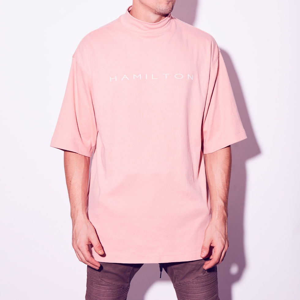 Thumbnail: hamilton extended sleeve turtle neck t-shirt hollywood hamilton