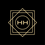 Thumbnail: Hollywood Hamilton Geometric bandana black bandana with gold print