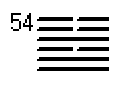 Гексаграмма 54 толкование Книги перемен