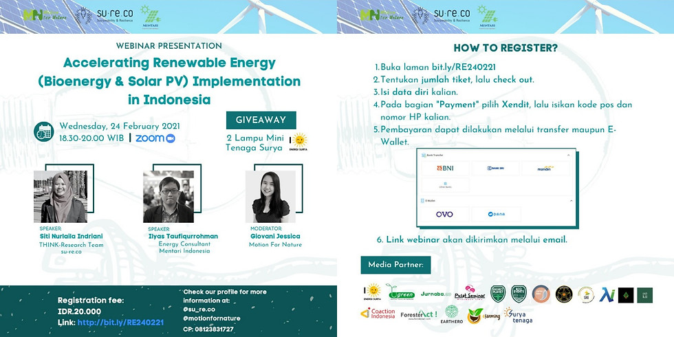 Accelerating Renewable Energy (Bioenergy & Solar PV) Implementation in Indonesia