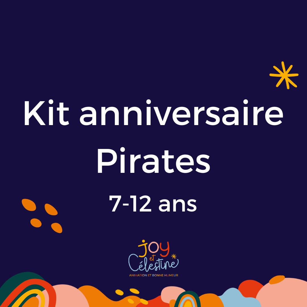 Kit Anniversaire pirates 7-12 ans