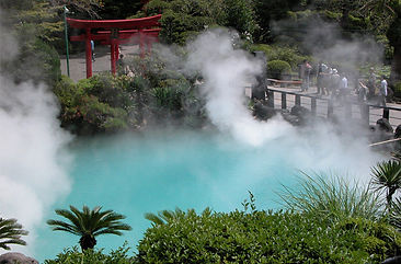 Healing Hot Spring in Nagayu Japan