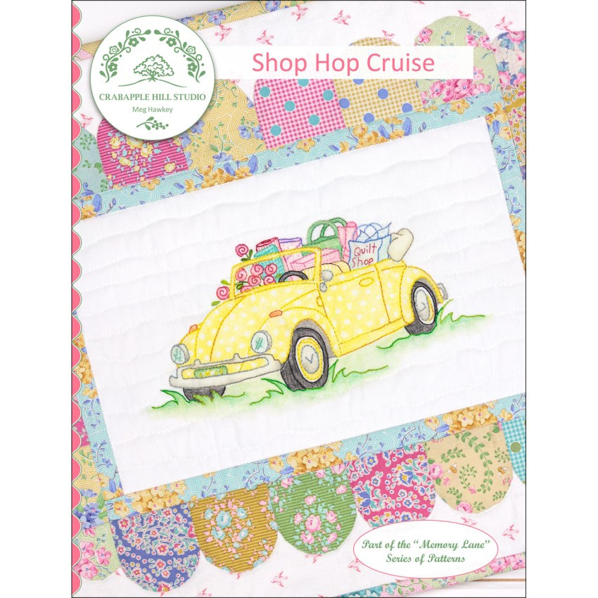 Shop Hop Cruise Hand Embroidery Pattern