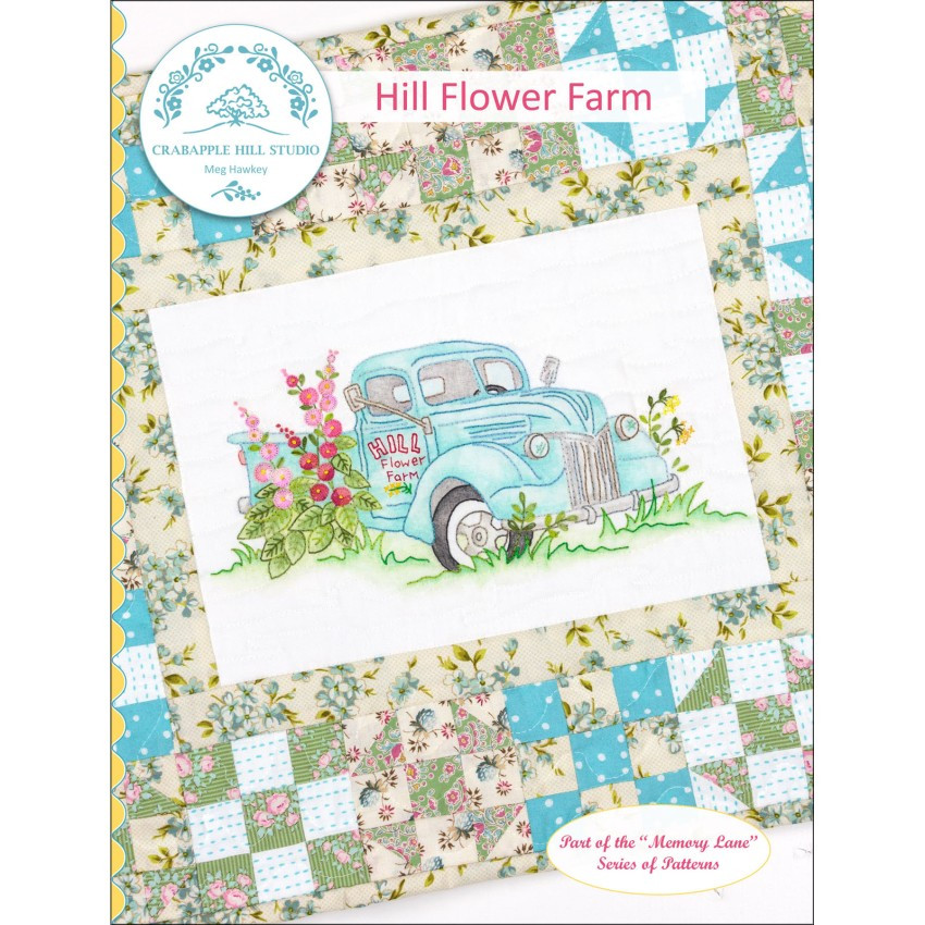 Hill Flower Farm Hand Embroidery Pattern