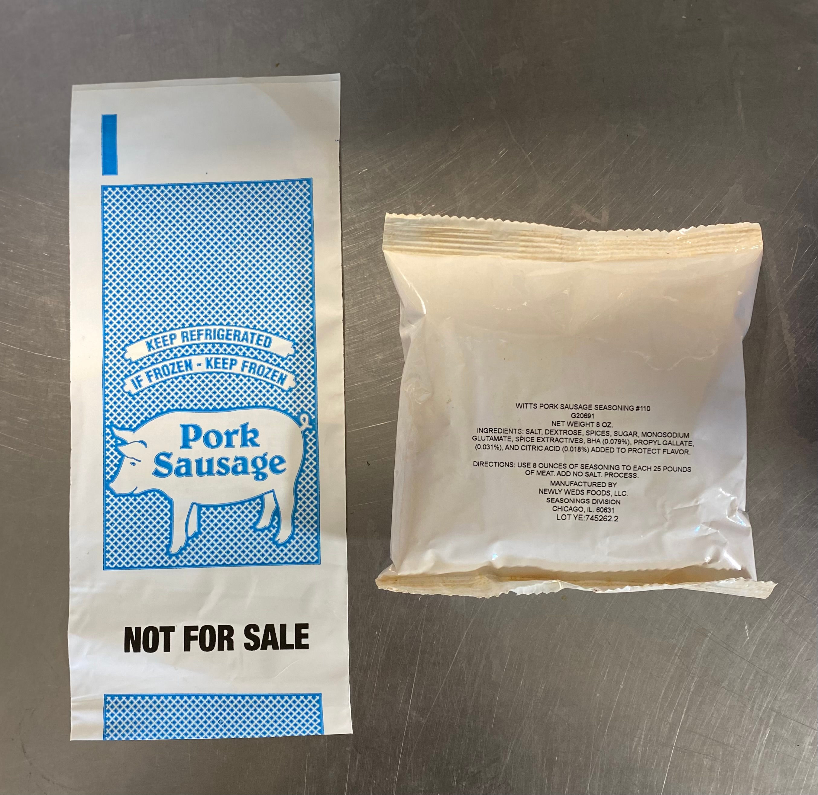 Witts #110 Southern Pork Sausage Kit for 25 lbs. of Meat