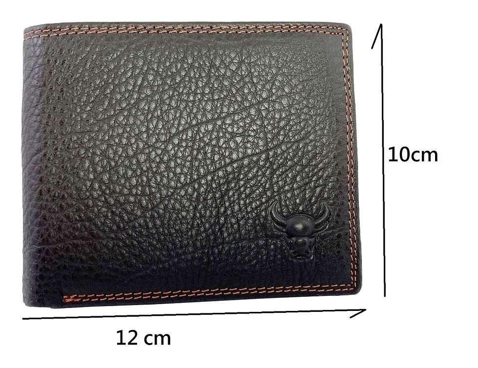 Thumbnail: Unique Leather Wallet With Coin Purse -0033 Dark Brown