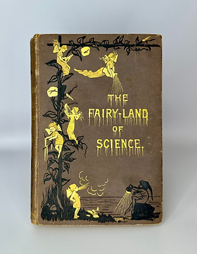 Illustrated throughout. Complete with 31 pages of ads and Stanford catalogue at rear. Decorated publisher's cloth with gilt page edges. Binding shows light rubbing with some shelfwear to spine cords. Uncommon. Arabella Buckley was a writer and science educator. She started her career at the age of 24 as secretary to Charles Lyell, staying with him until his death in 1875. Following that, she began lecturing and writing on science. The Fairy-Land of Science was her third, and perhaps most well-known, book in which she put her views of science in a children's book seetting, much like a mother eeducating her child. Onee of her lectures, "The Two Great Sculptors - Water and Ice," desecribes the process of erosion as similar to how a sculptor creates a statue using a chisel. She saw no contradiction in using fancy to present fact, writing of the natural world: "Can any magic tale be more marvellous, or any thought grander, or more sublime than this?"