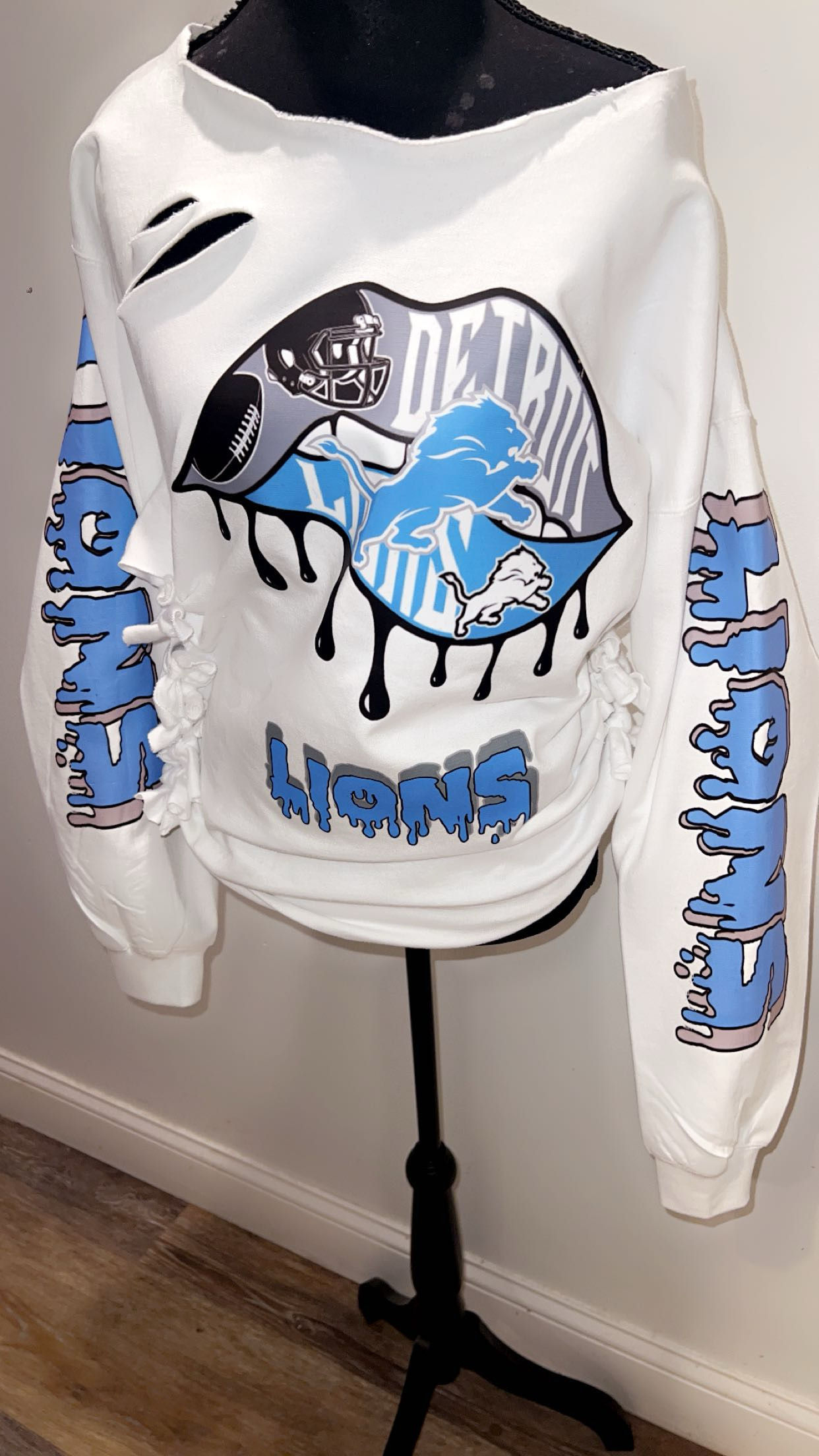 Custom Shoulder off Hoodie