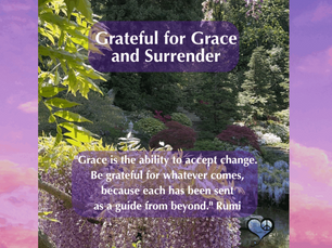 Grateful for Grace and Surrender – A Lesson from the Wisteria