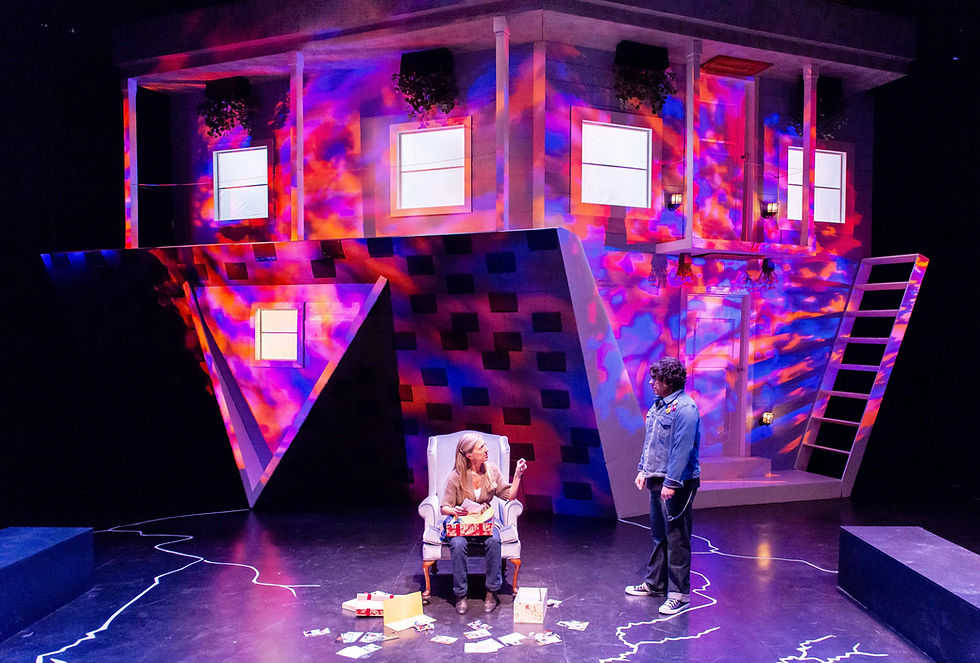 Zoetic Stage - Next To Normal 6 (Pictured - Jeni Hacker, Joseph Morell. Photo - Justin Nam