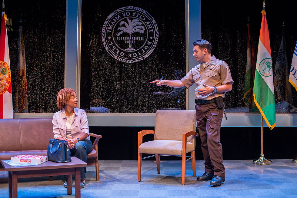 ZOETIC STAGE - AMERICAN SON 2 (Pictured- Karen Stephens, Ryan Didato. Photo- Justin Namon 
