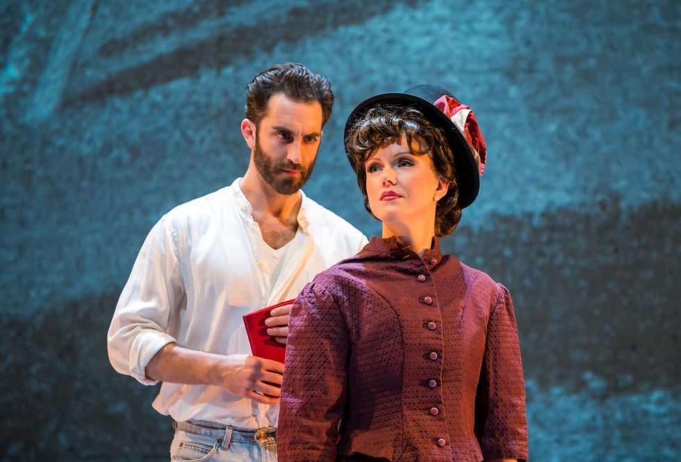 Sunday in the Park with George 10 (pictured- Cooper Grodin, Kimberly Doreen Burns; photo b