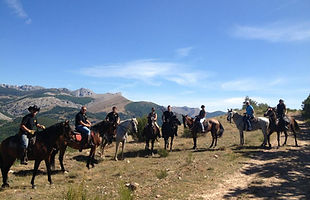 Ruta a caballo en Leon