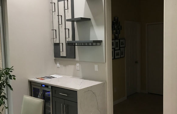 custom modern bar cabinet and wine holder shelve 