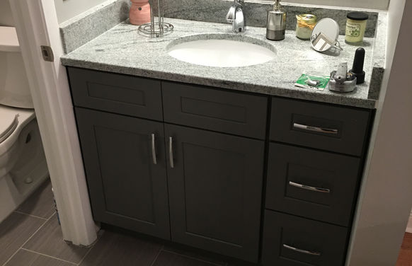 shaker dray vanity cabinet