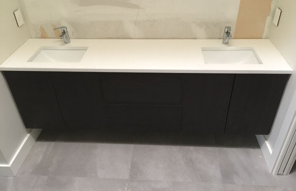 modern doble sink vanity cabinet