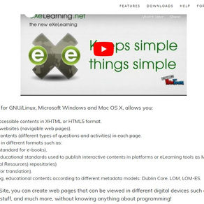 eXeLearning, edit your resources on internet