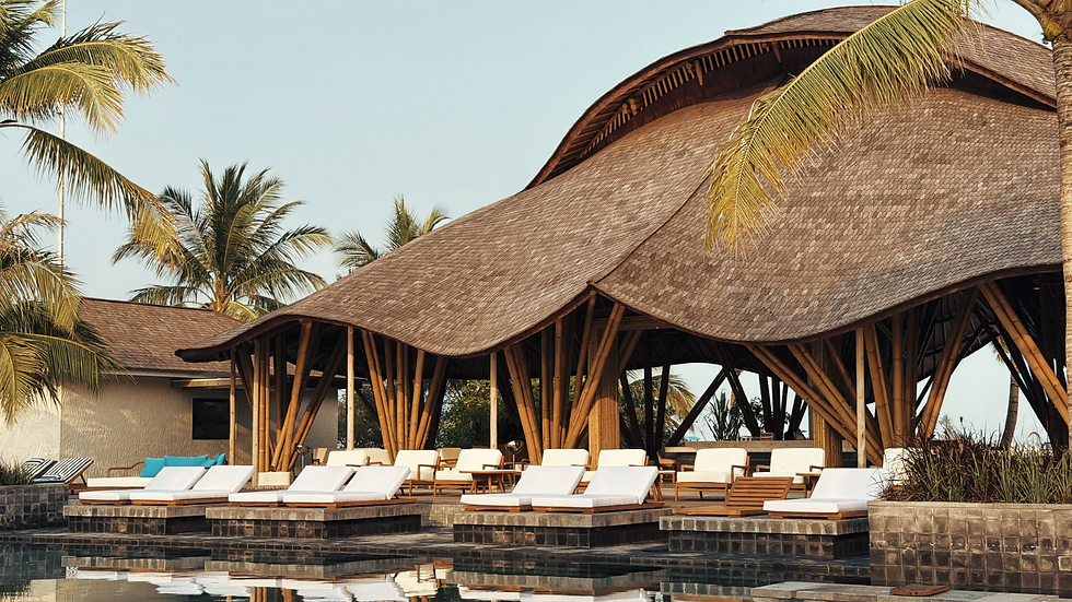 Rah Gili Maldives main pavilion and sun terrace
